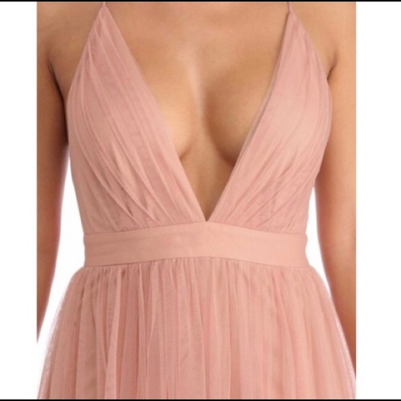 Windsor Tulle Dress Size Large Color Mauve - Picture 3 of 4